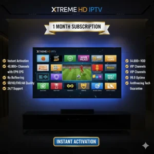 xtreme hd iptv streaming on smart tv with 4k quality for onne month